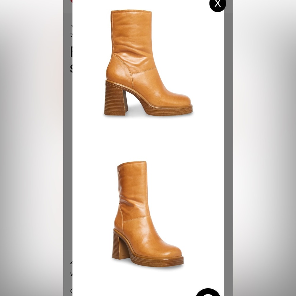 Steve Madden Fantsie tan boots